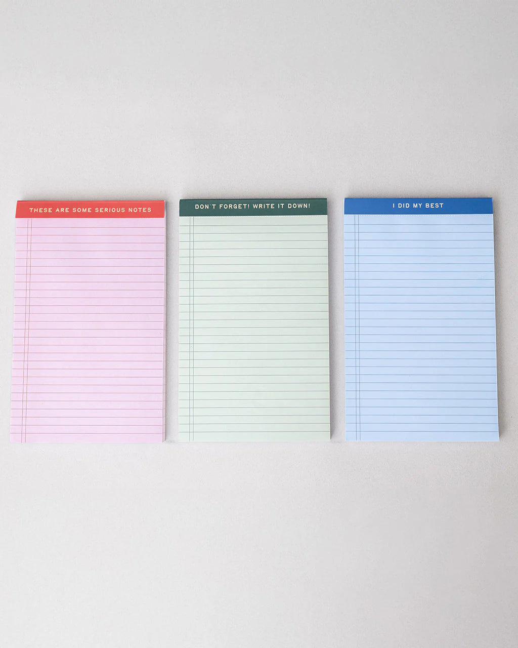Mini Legal Pad Set - Serious Notes