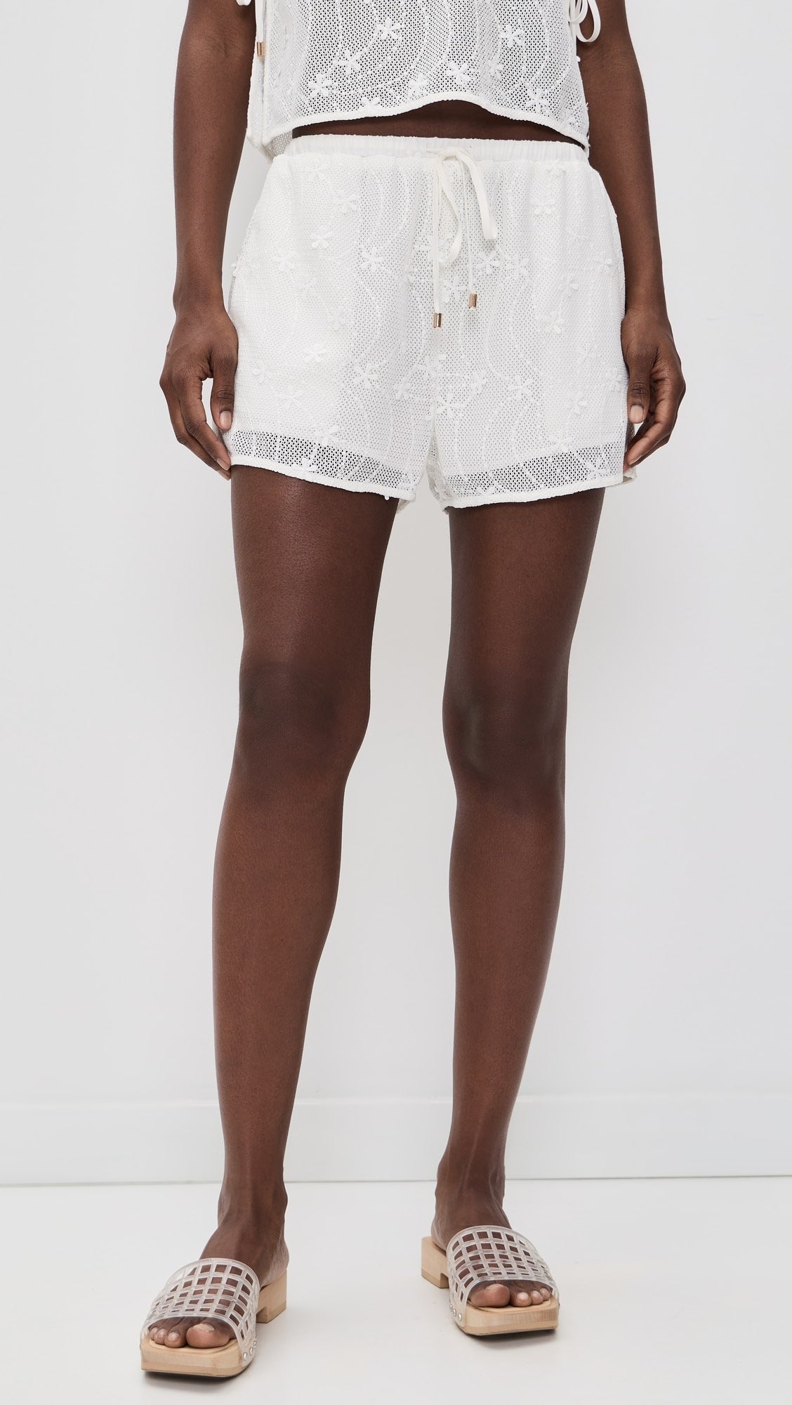 Sundara Drawstring Lace Shorts
