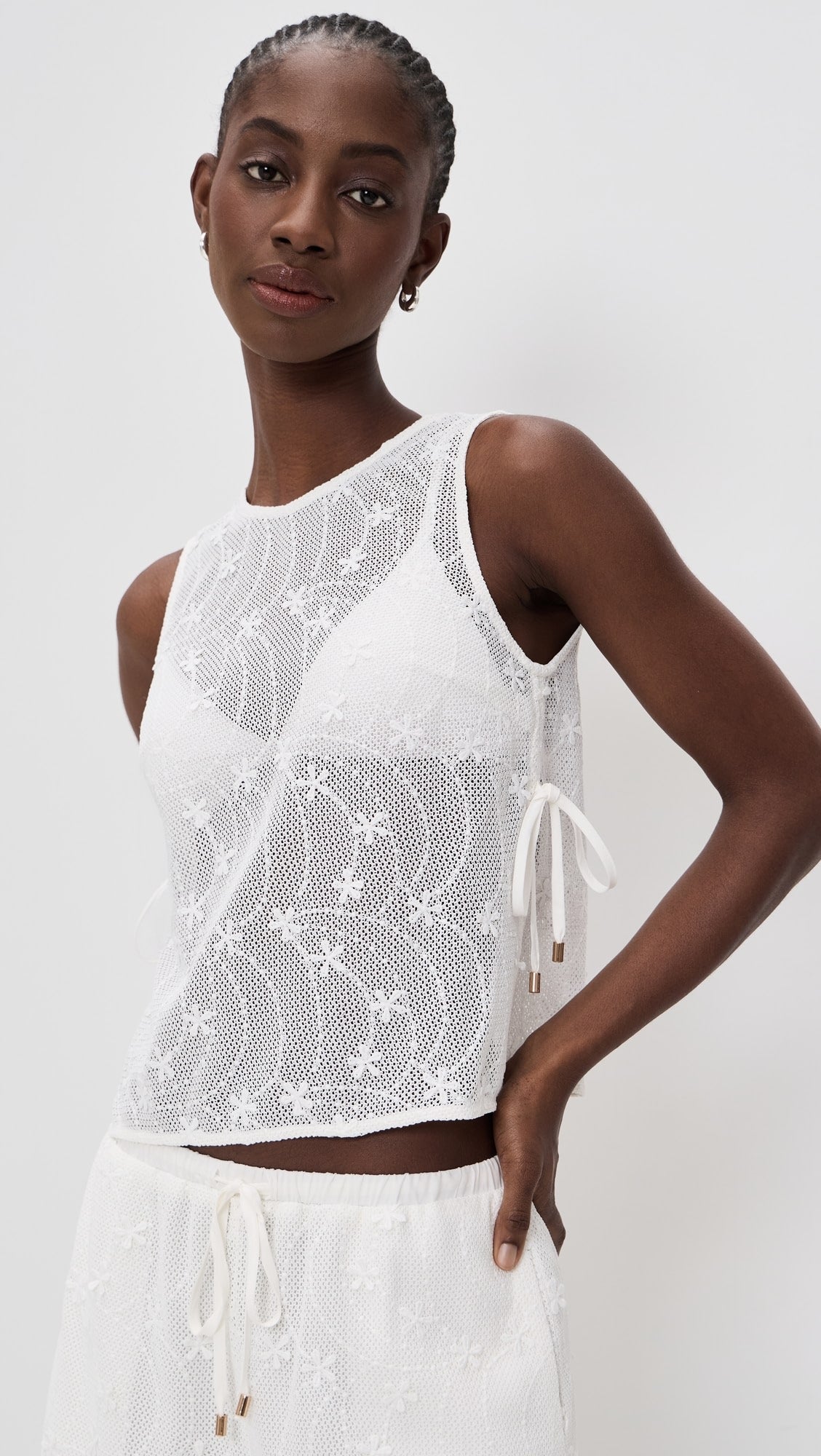Sundara Tie Side Lace Top