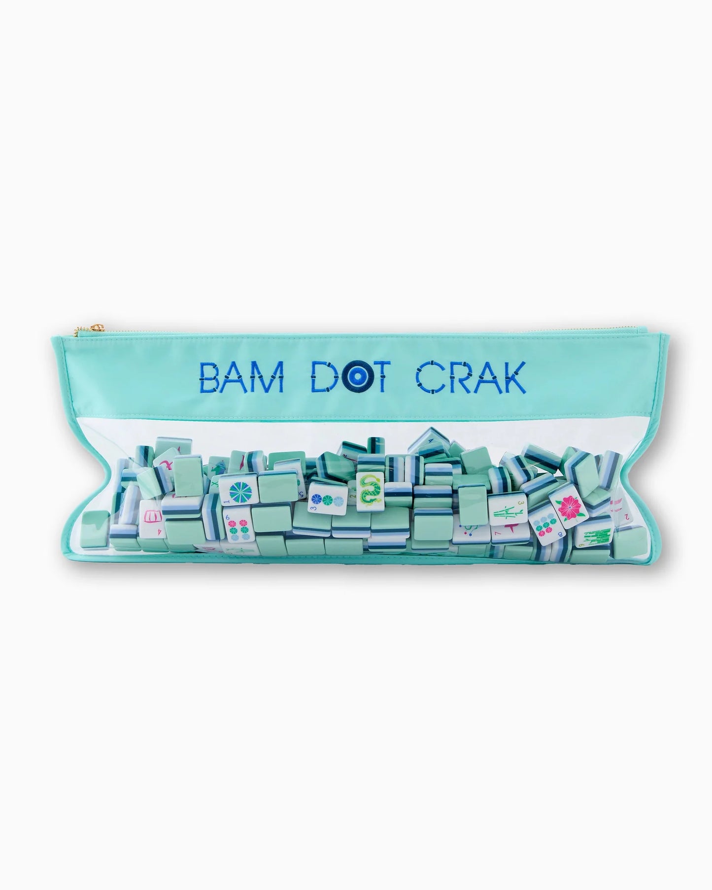 Mint Bam Dot Crak Mahjong Bag