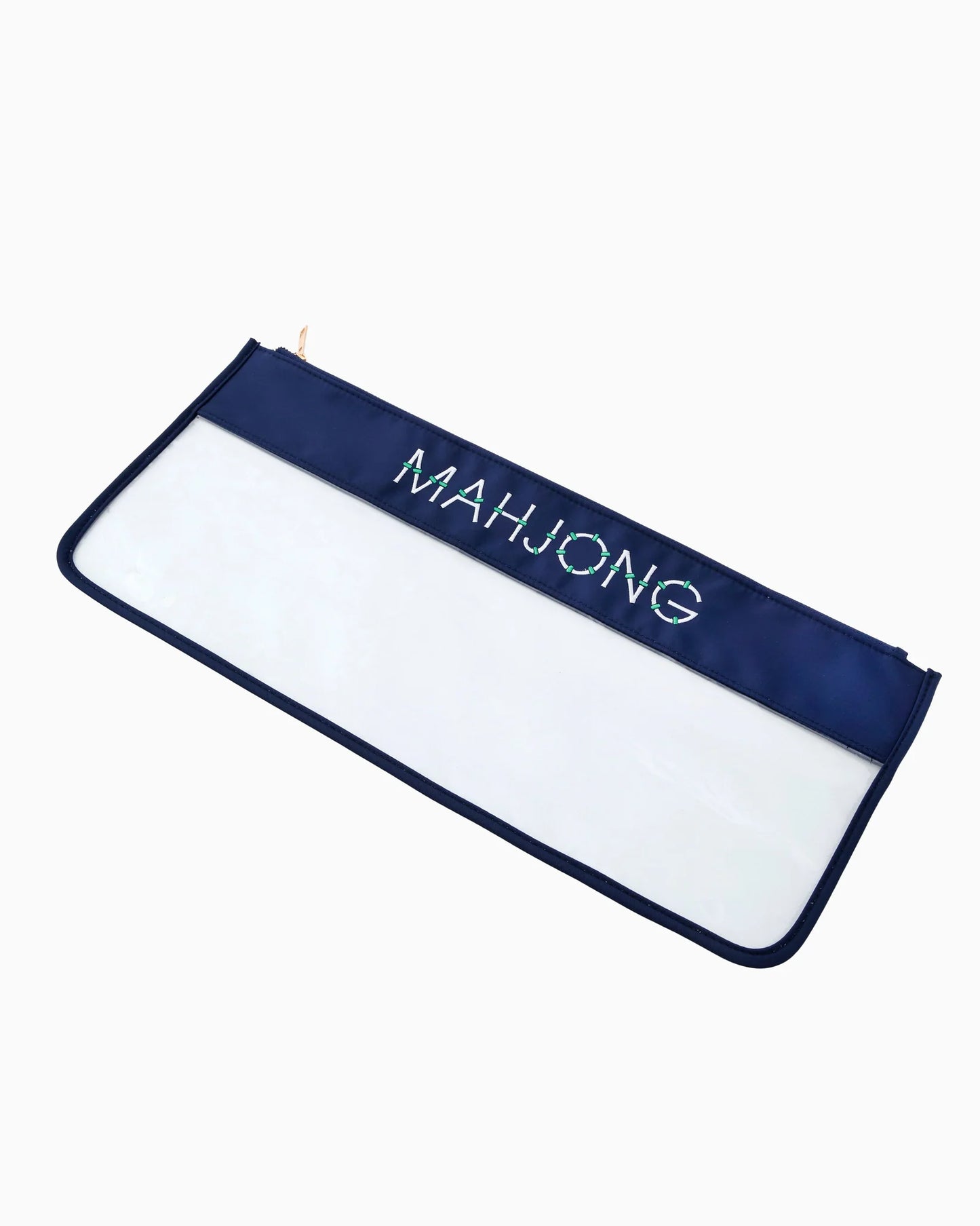 Navy Bamboo Mahjong Bag