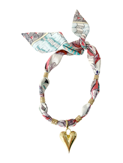 Palm Scarf Necklace