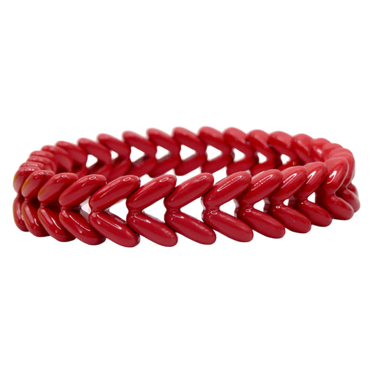 Coral Stack Bracelet Wheat