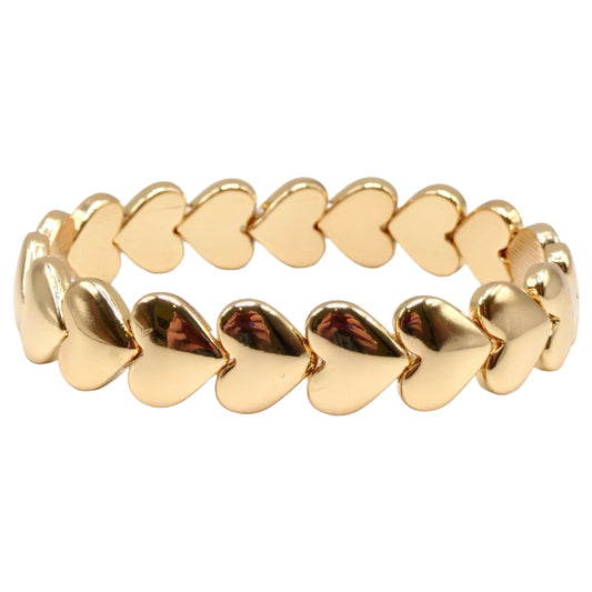 The Gold Hearts Bracelet