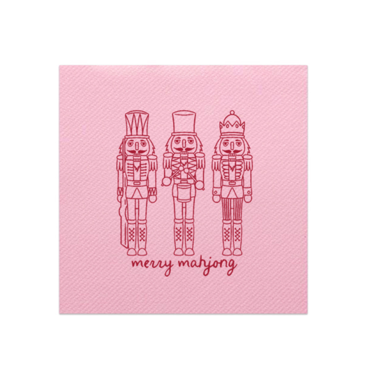 Merry Mahjong Cocktail Napkins